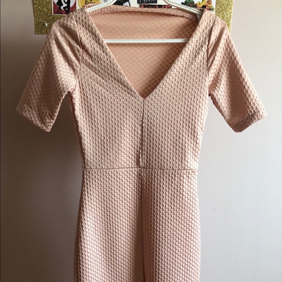 Pink high neck dress - Picture 1 of 2